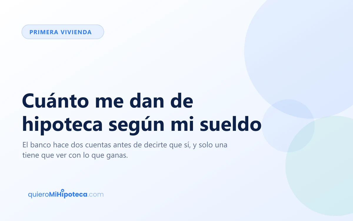 Calculadora y nóminas sobre una mesa junto al plano de un piso